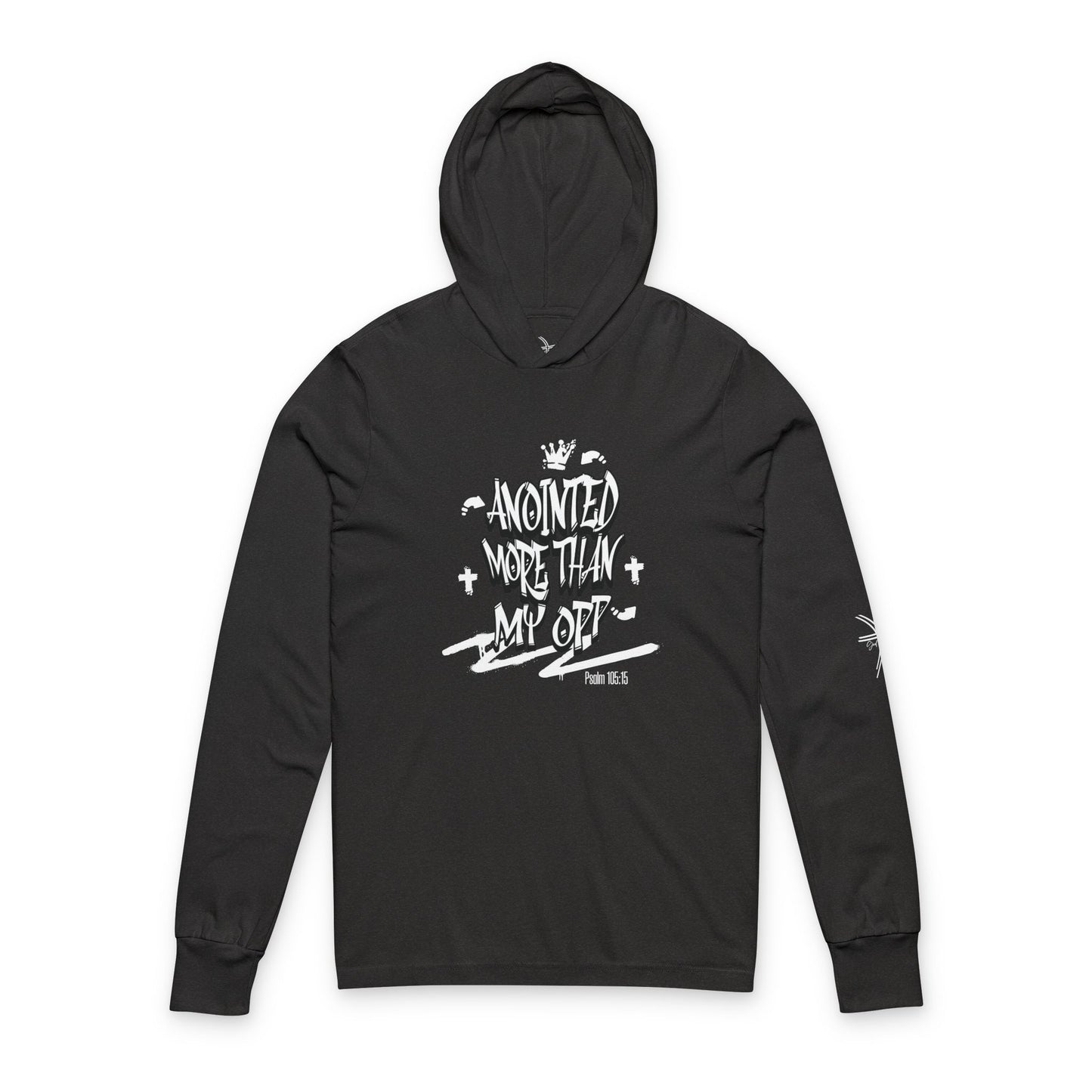 Anointed More Than My Opp Unisex Hooded Long Sleeve Tee