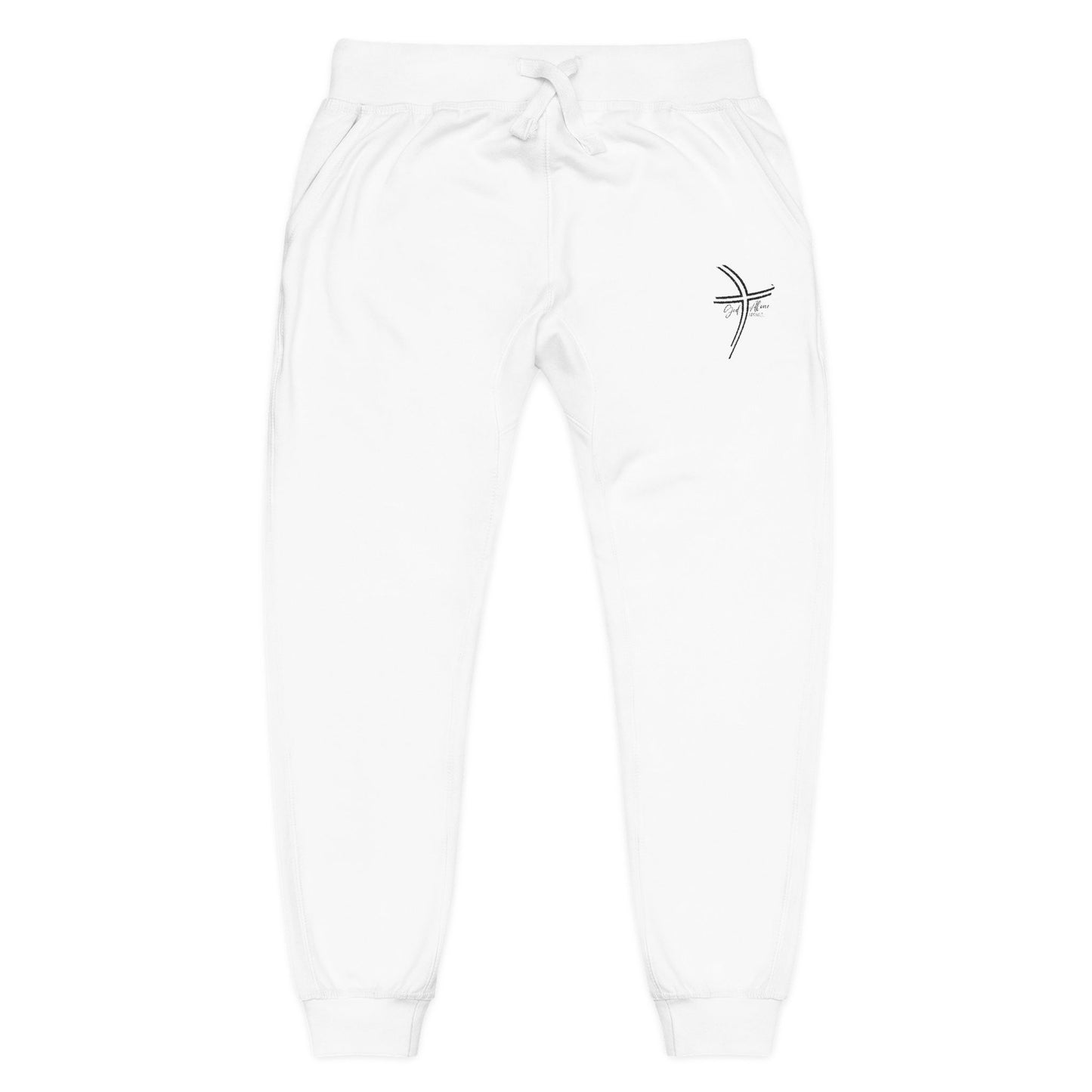 Comfortable Embroidered Unisex Fleece Sweatpants