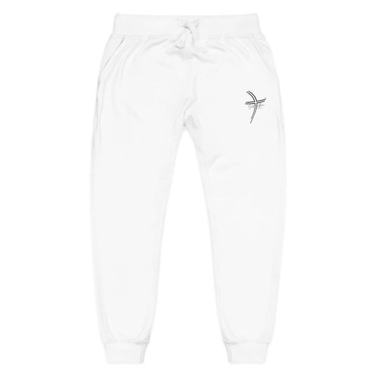 Comfortable Embroidered Unisex Fleece Sweatpants