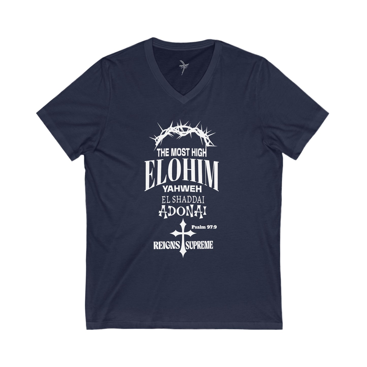 The Most High Unisex Short Sleeve V-Neck Tee