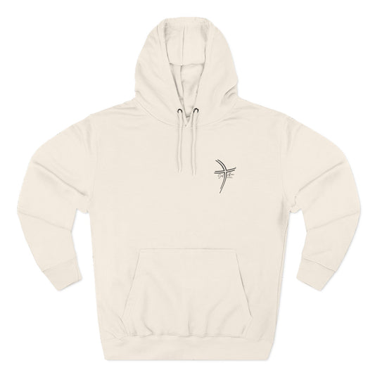 Small Logo Graphic Unisex Embroidery Cozy Fleece Hoodie