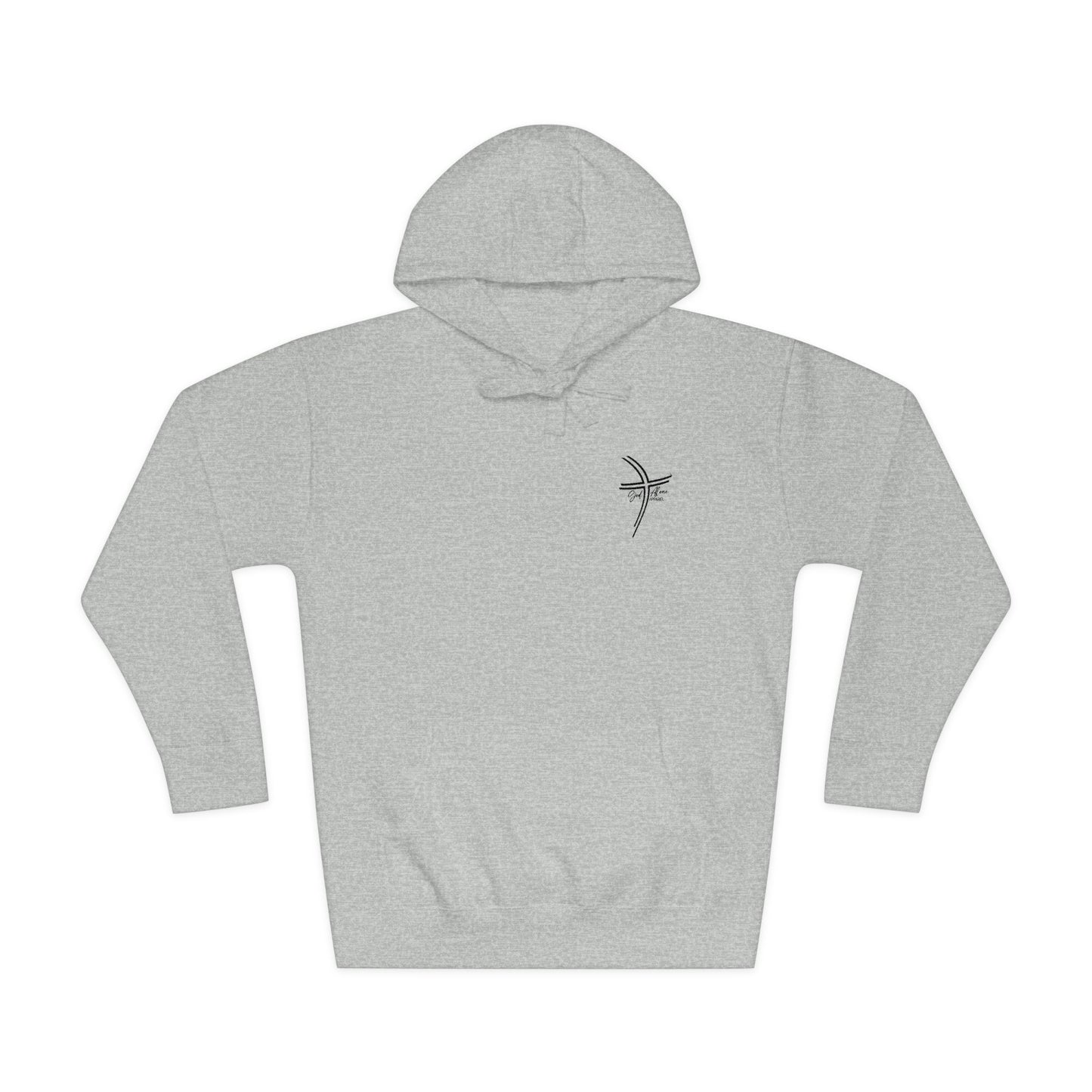 Small Logo Graphic Unisex Premium Embroidery Cozy Fleece Hoodie