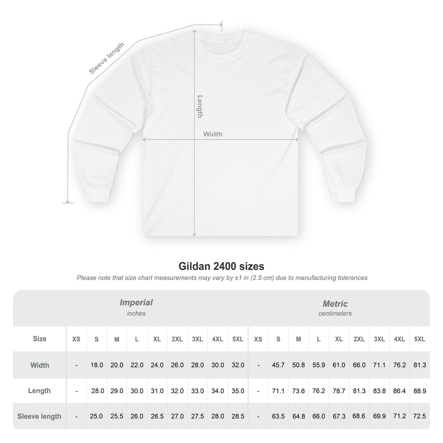 Logo Graphic Unisex Ultra Long Sleeve Tee