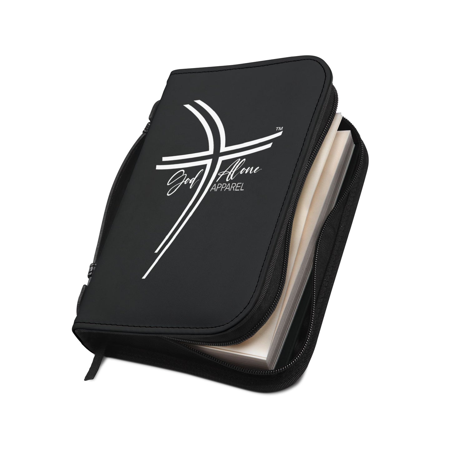 Faith-Inspired Bible Cover with Large Logo Design