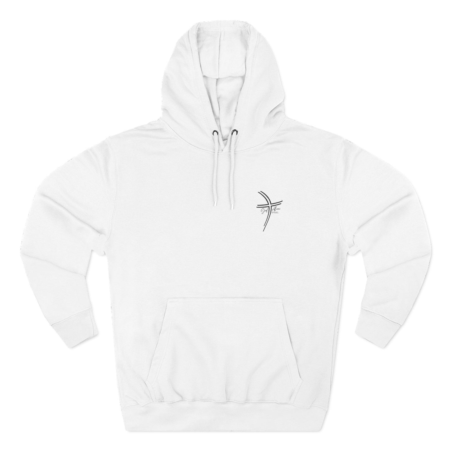 Small Logo Graphic Unisex Embroidery Cozy Fleece Hoodie