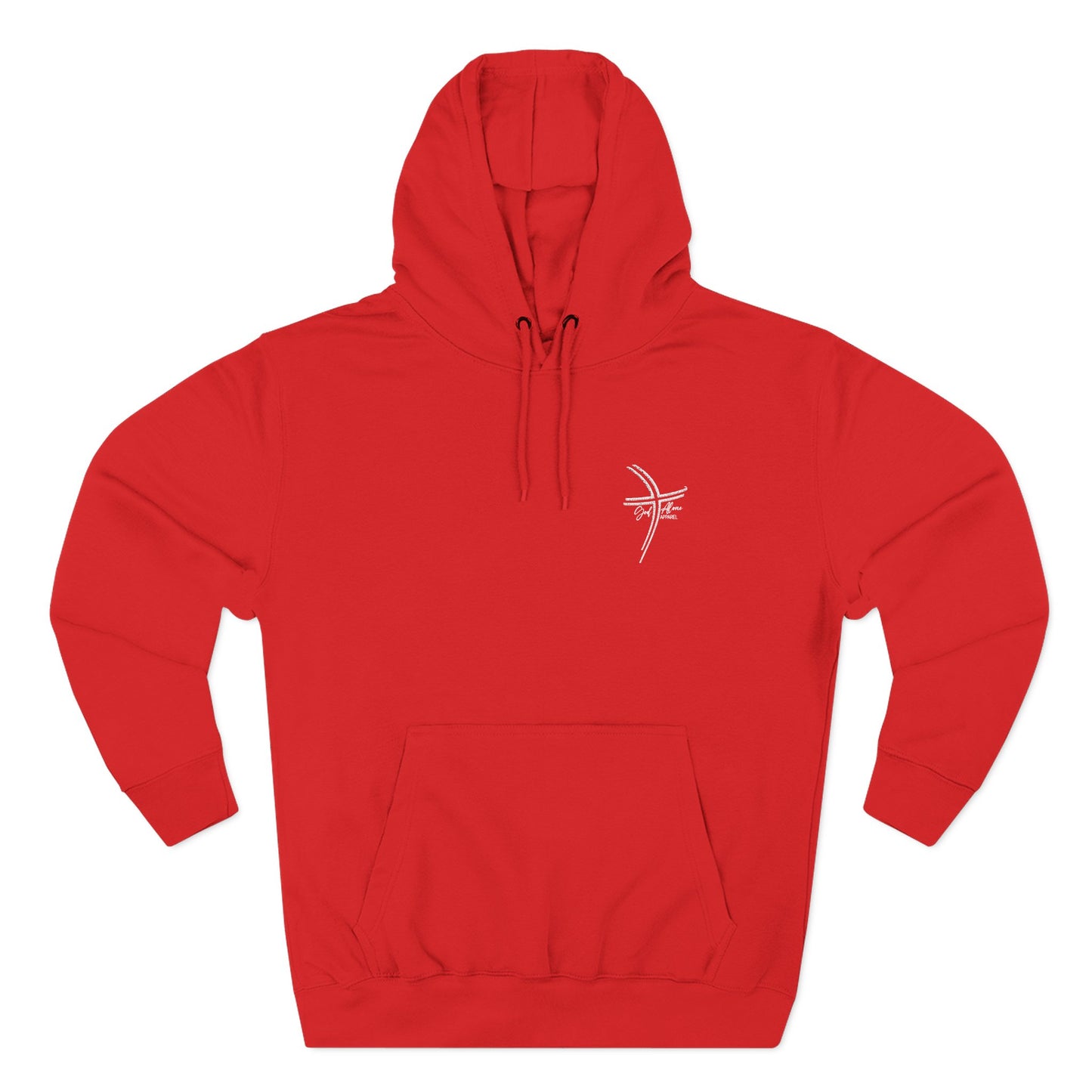 Small Logo Graphic Unisex Embroidery Cozy Fleece Hoodie (Additional Colors)
