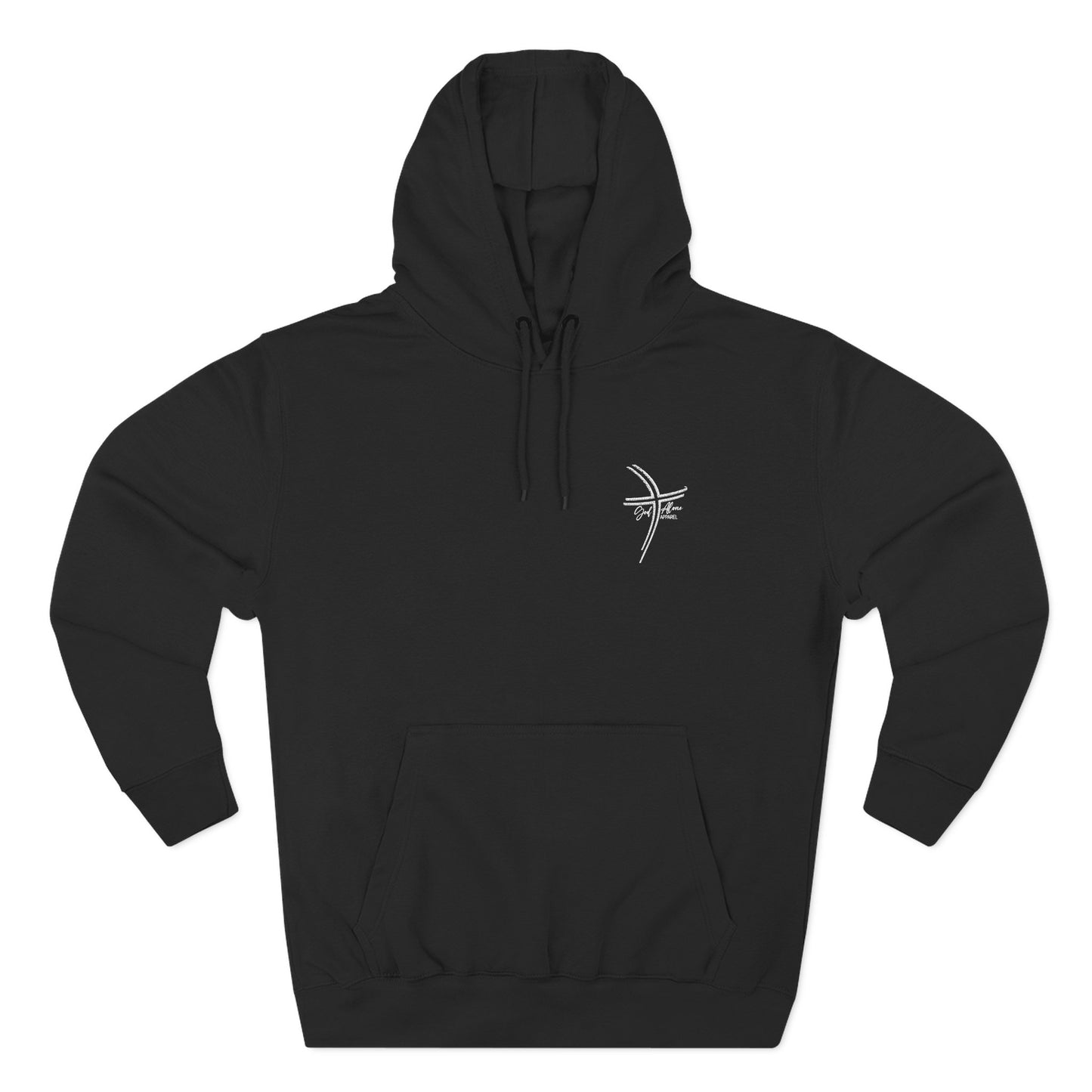 Small Logo Graphic Unisex Embroidery Cozy Fleece Hoodie (Additional Colors)