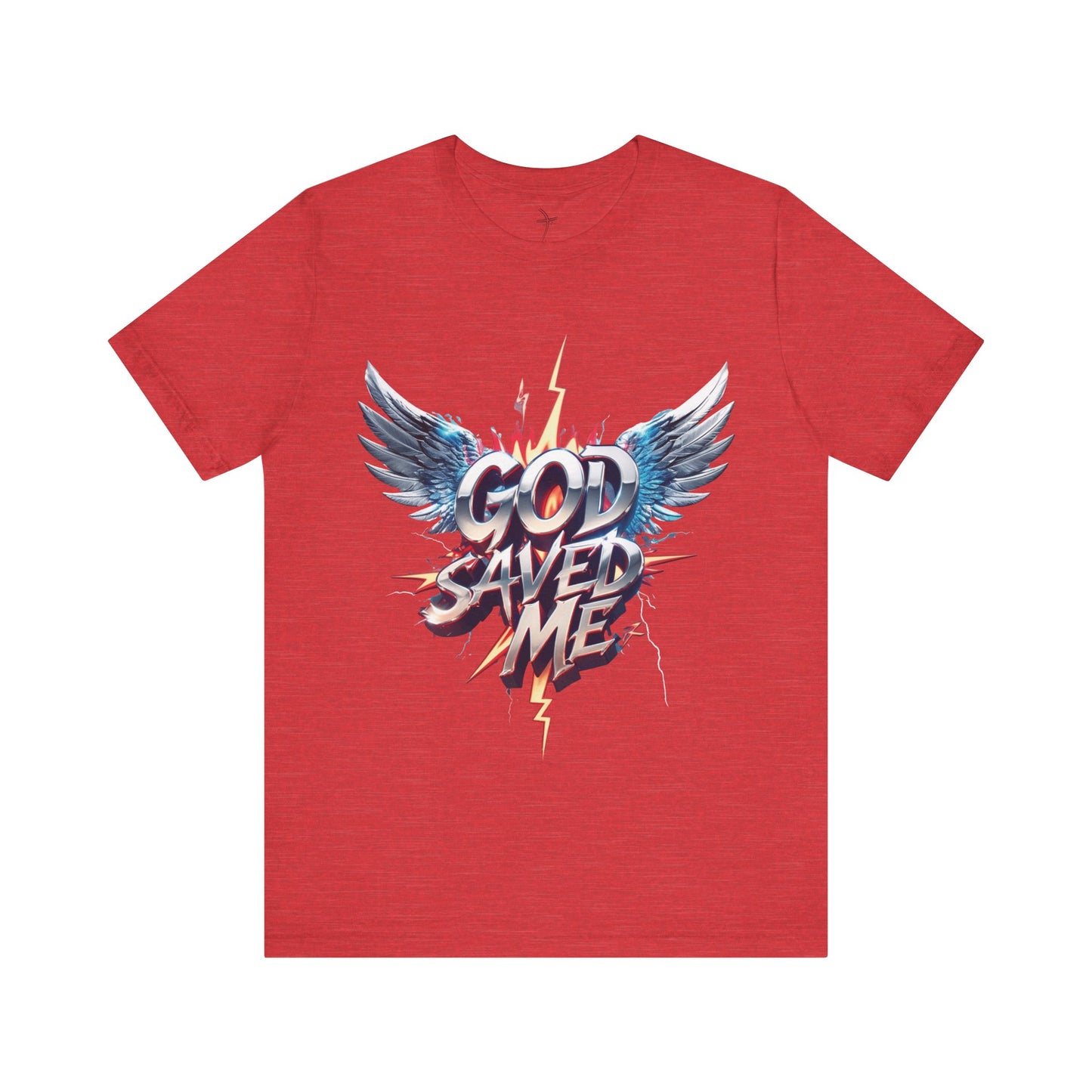 God Saved Me Graphic Unisex Short Sleeve Tee