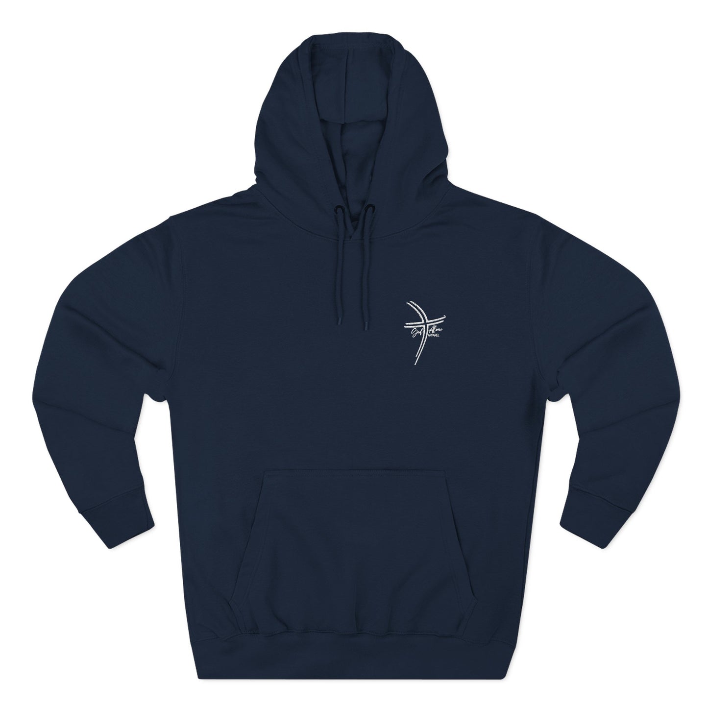 Small Logo Graphic Unisex Embroidery Cozy Fleece Hoodie (Additional Colors)