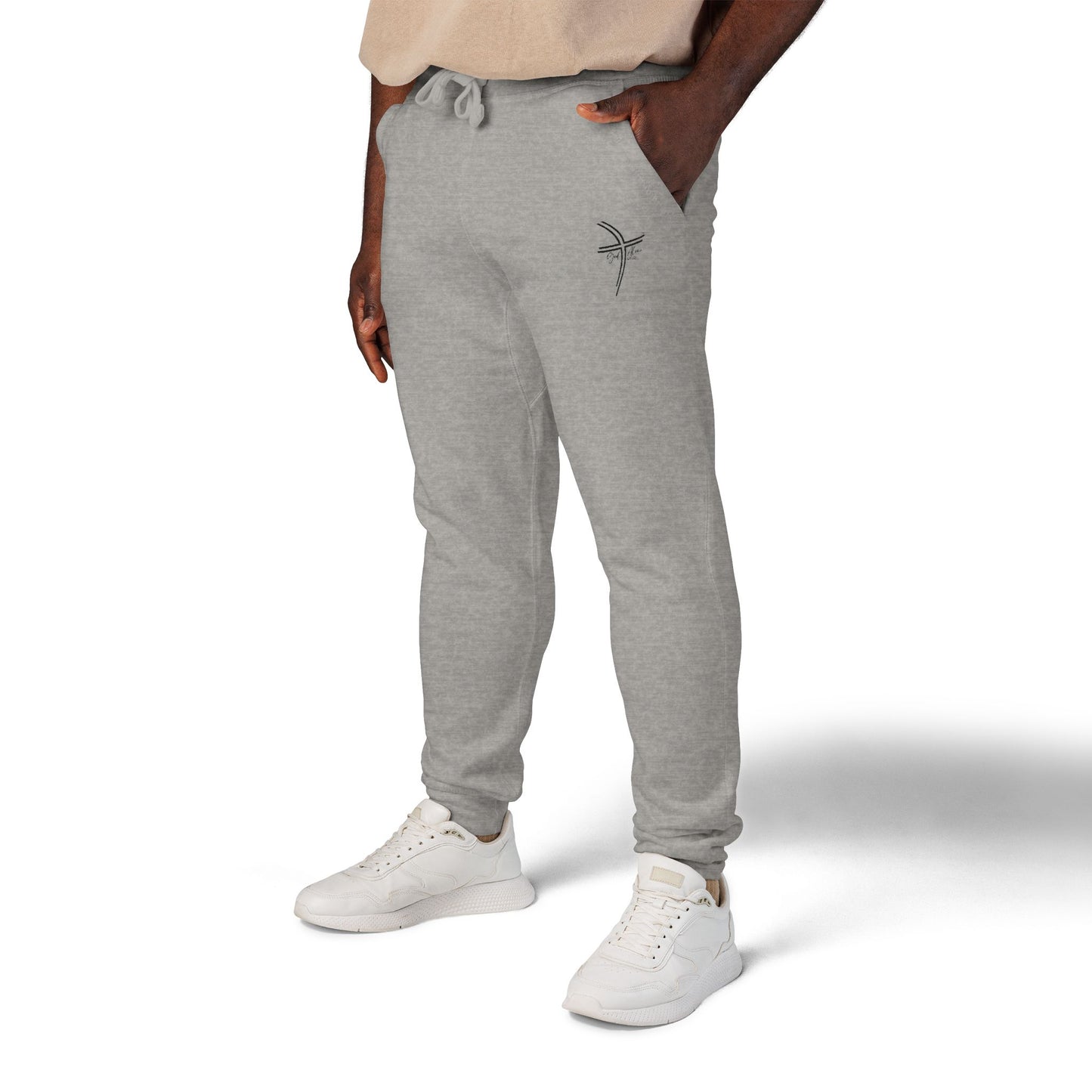 Comfortable Embroidered Unisex Fleece Sweatpants