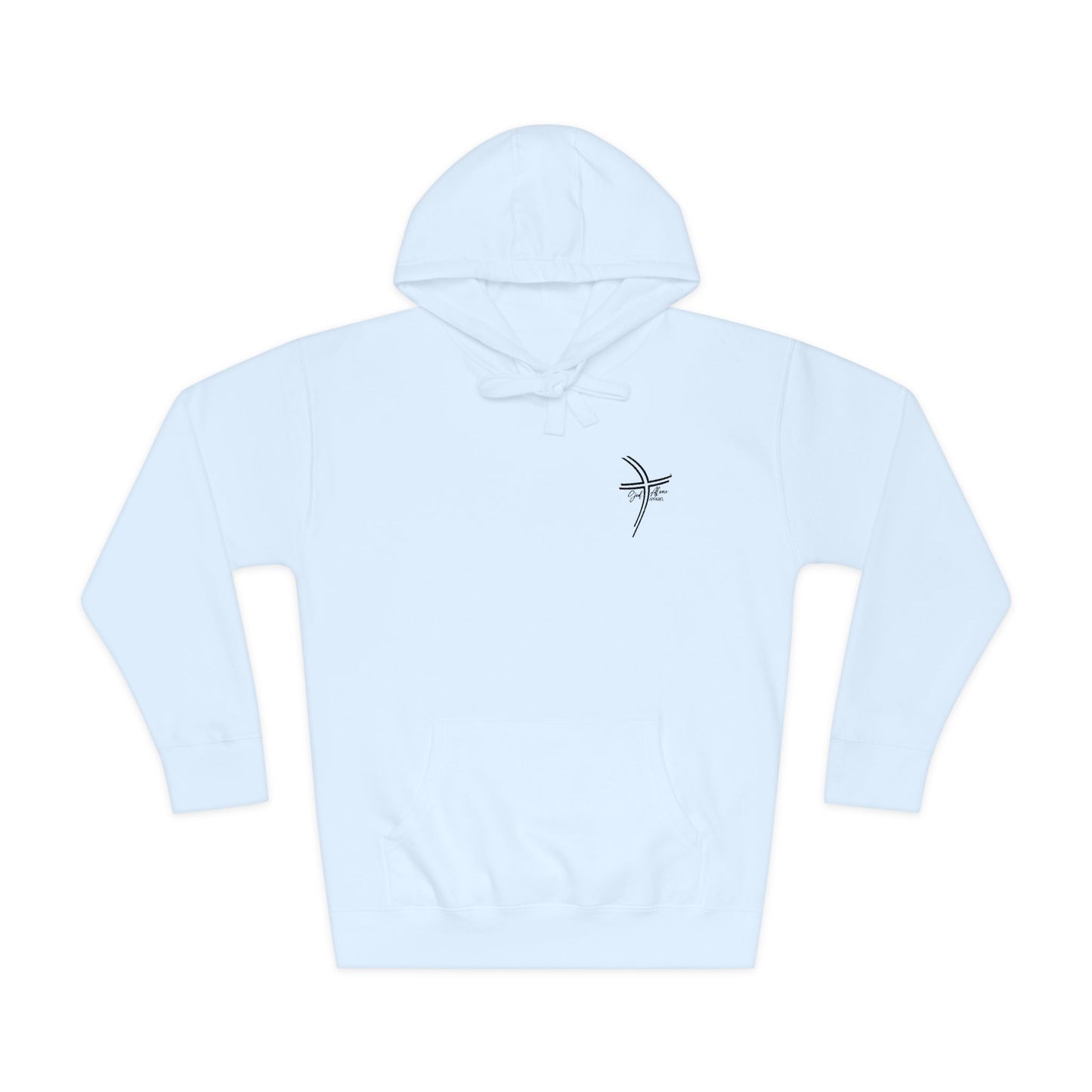Small Logo Graphic Unisex Premium Embroidery Cozy Fleece Hoodie