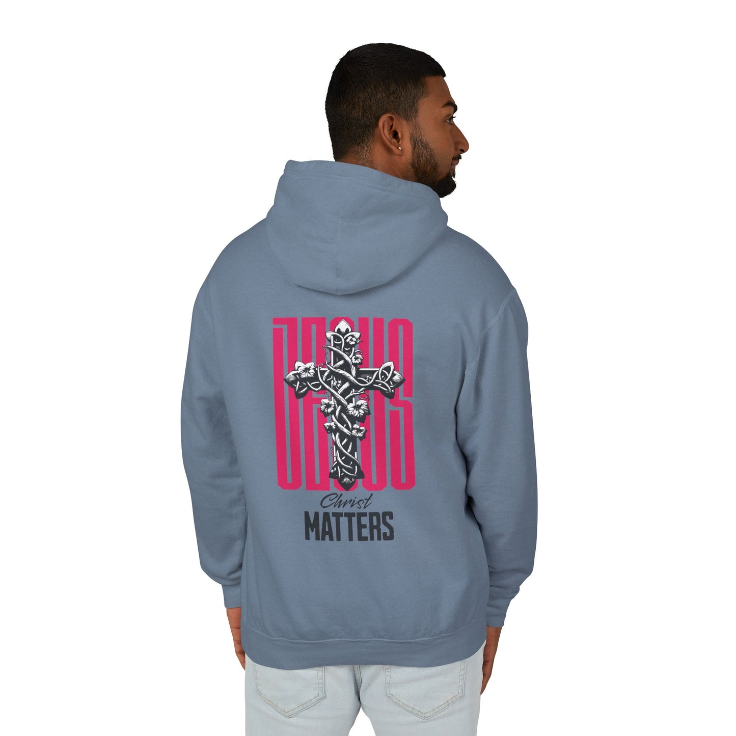 Jesus Christ Matters Unisex Lightweight Hoodie