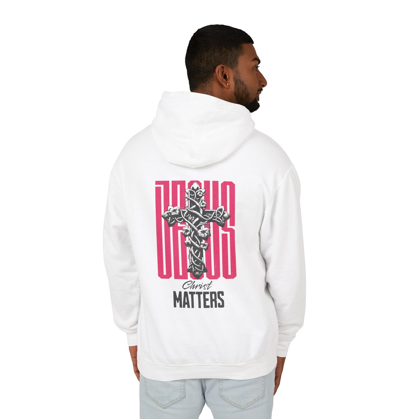 Jesus Christ Matters Unisex Lightweight Hoodie