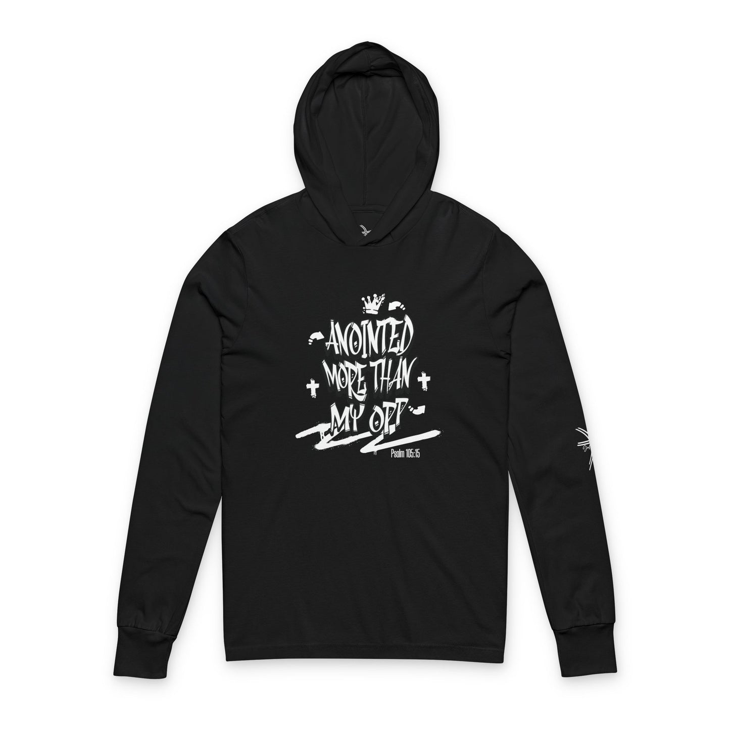 Anointed More Than My Opp Unisex Hooded Long Sleeve Tee