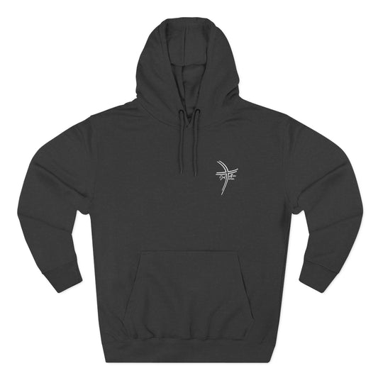 Small Logo Graphic Unisex Embroidery Cozy Fleece Hoodie (Additional Colors)