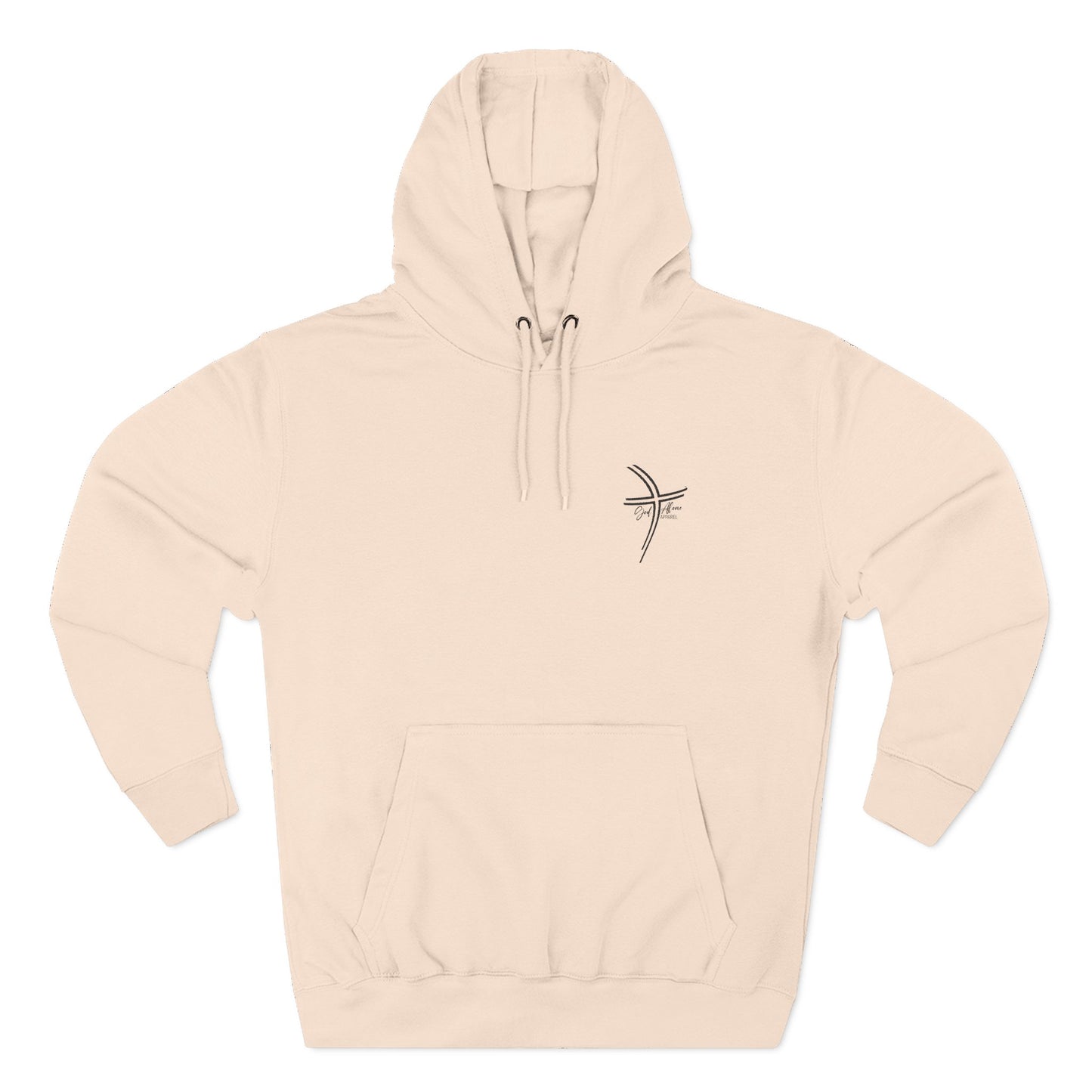 Small Logo Graphic Unisex Embroidery Cozy Fleece Hoodie