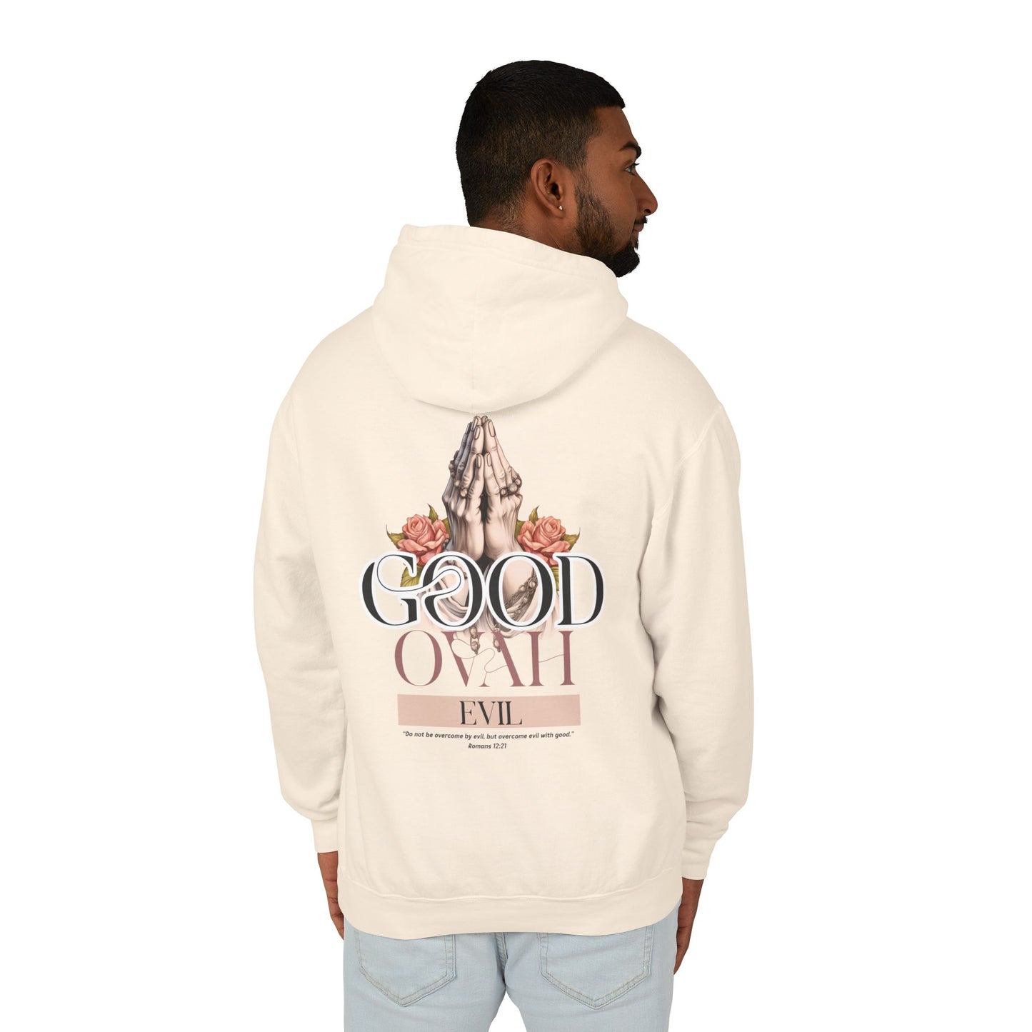Good Ovah Evil Unisex Lightweight Hoodie