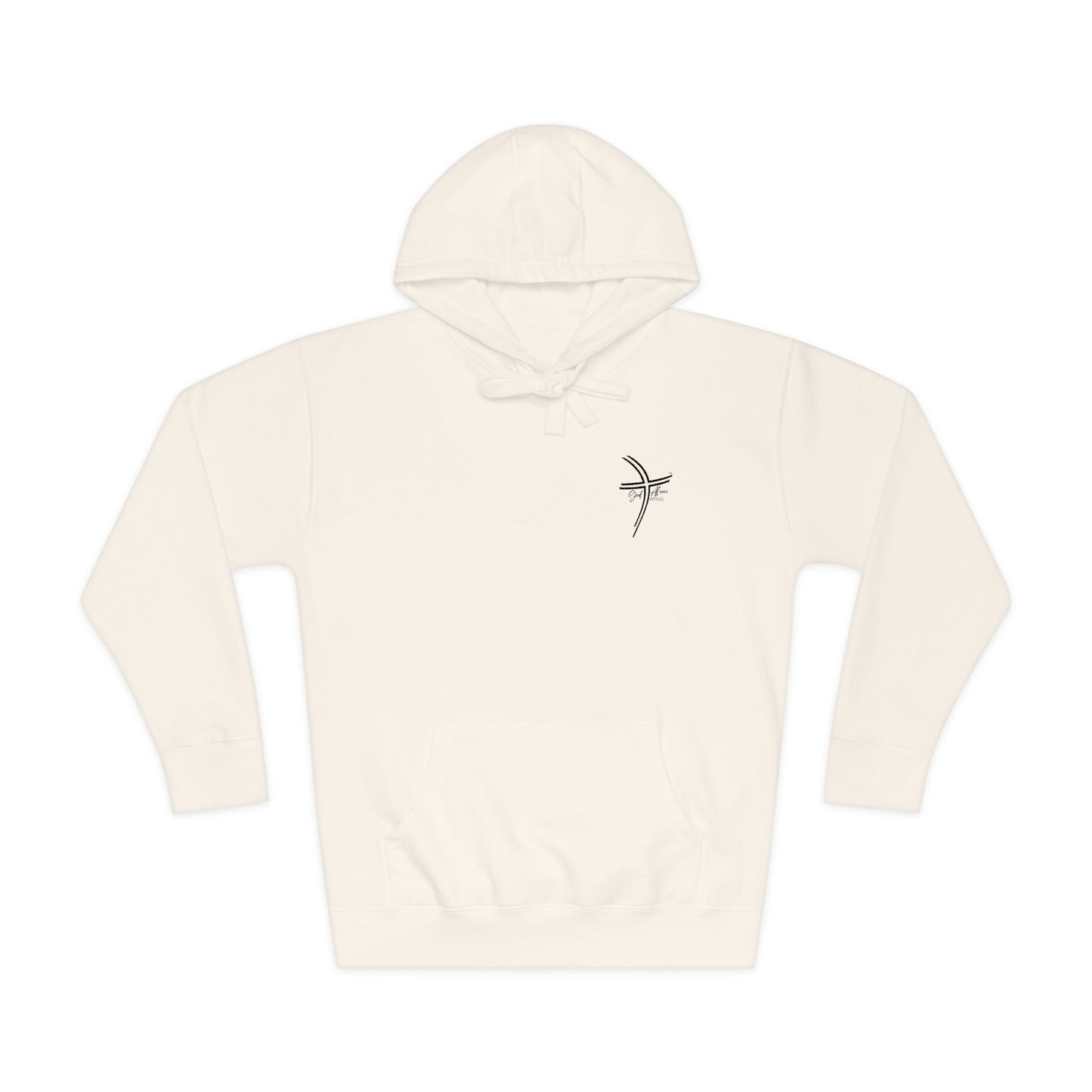 Logo Graphic Unisex Premium  Embroidery Cozy Fleece Hoodie