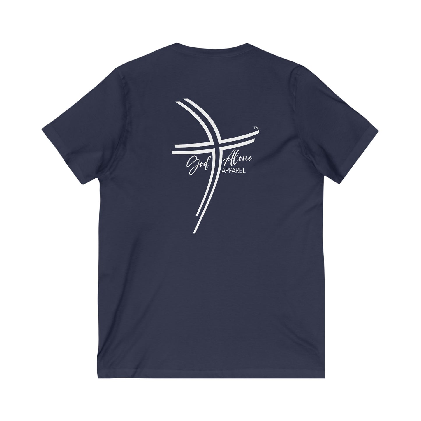 God Saved Me Unisex Short Sleeve V-Neck Tee