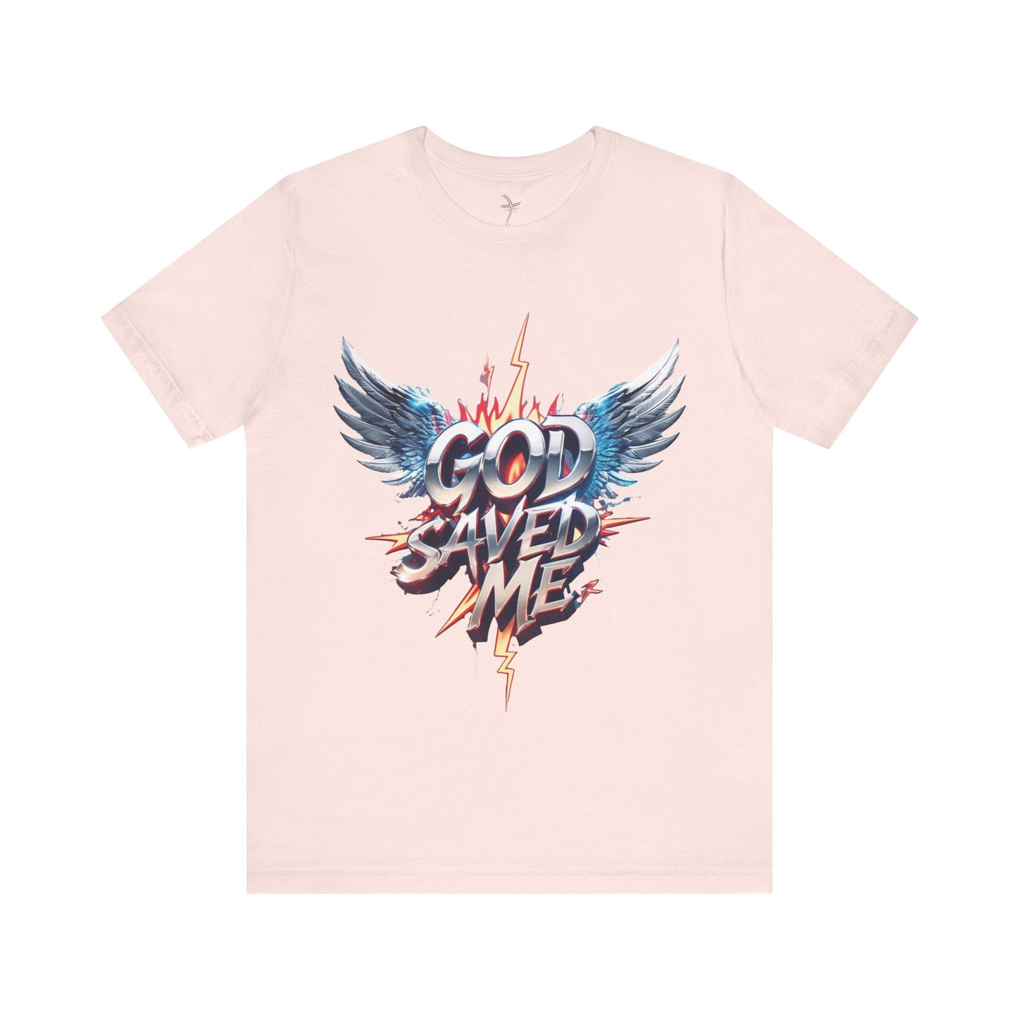 God Saved Me Graphic Unisex Short Sleeve Tee