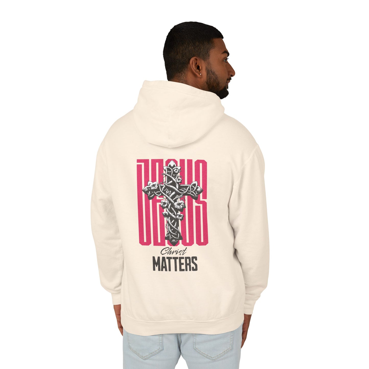 Jesus Christ Matters Unisex Lightweight Hoodie