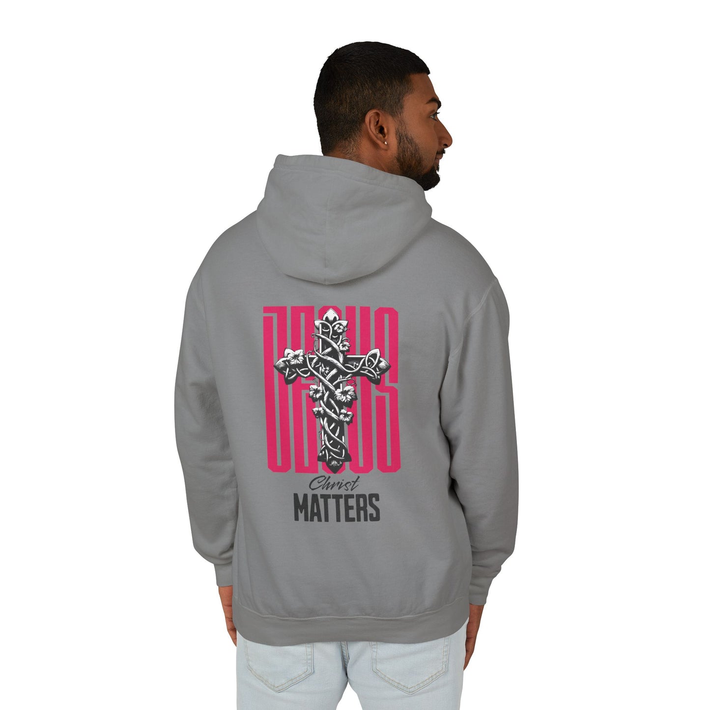 Jesus Christ Matters Unisex Lightweight Hoodie