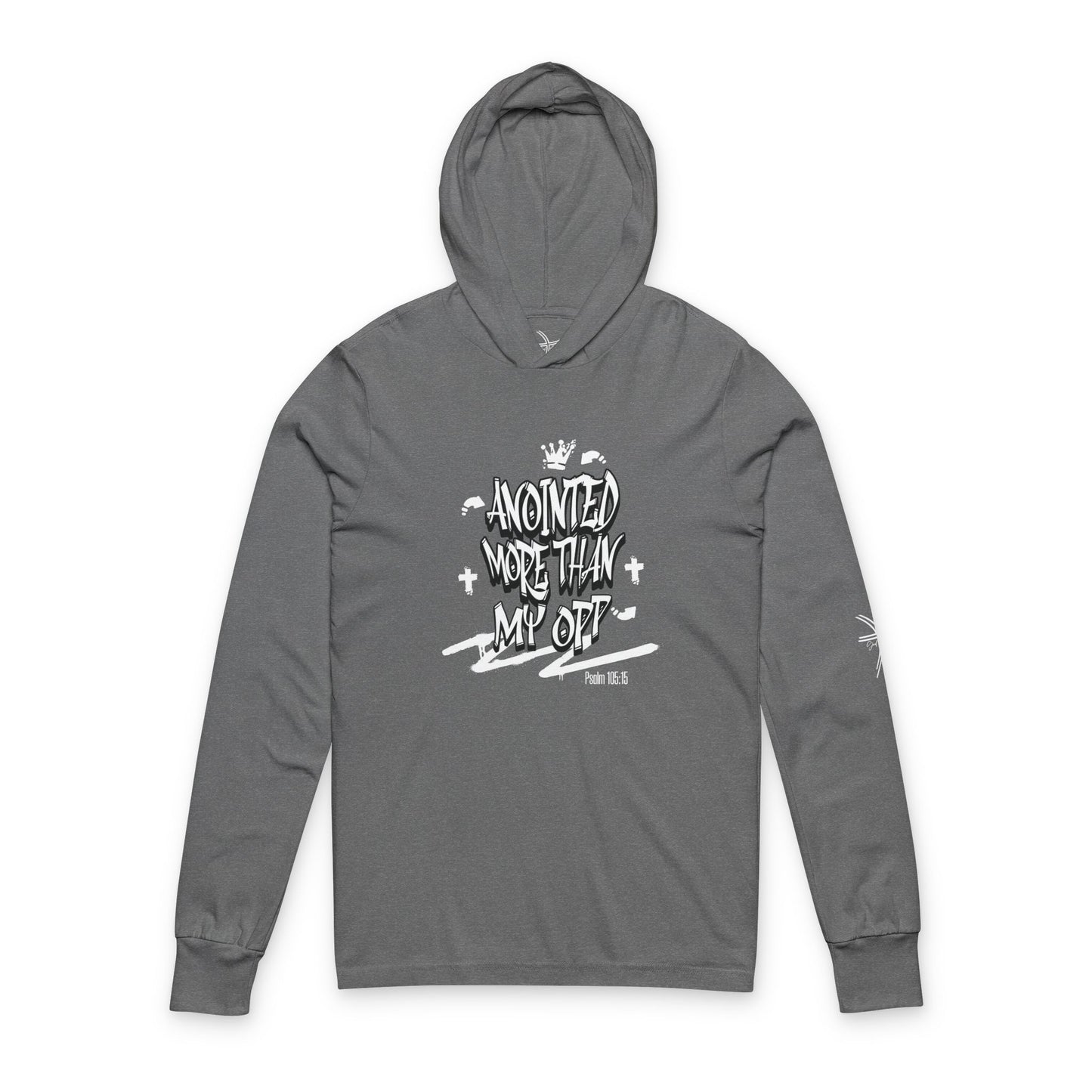 Anointed More Than My Opp Unisex Hooded Long Sleeve Tee