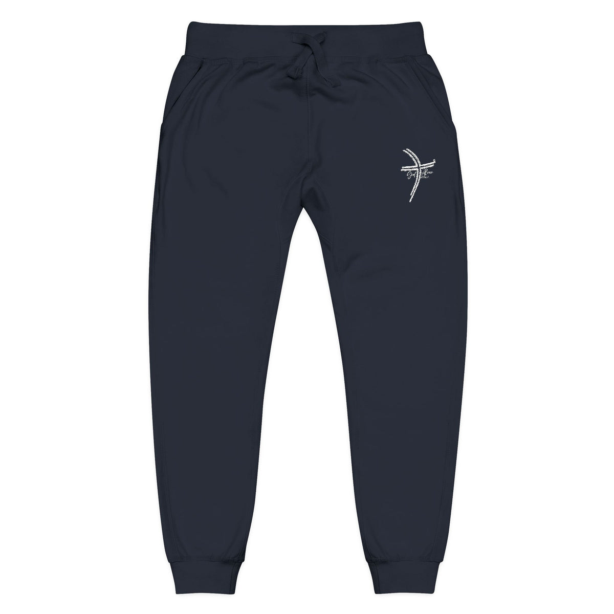 Comfortable Embroidered Unisex Fleece Sweatpants (Additional Colors)