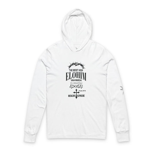 The Most High Unisex Hooded Long Sleeve Tee