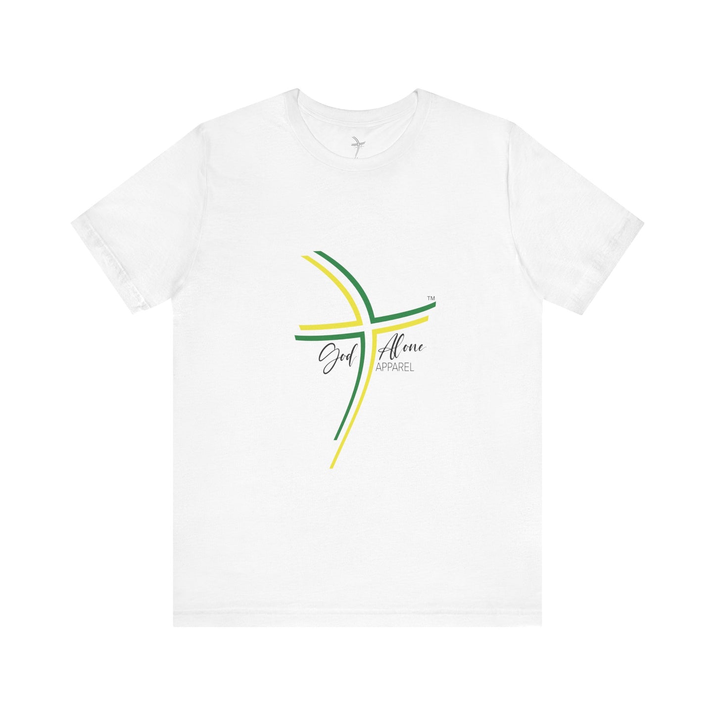 Jamaica Flag Colors Logo Graphic Unisex Short Sleeve Tee