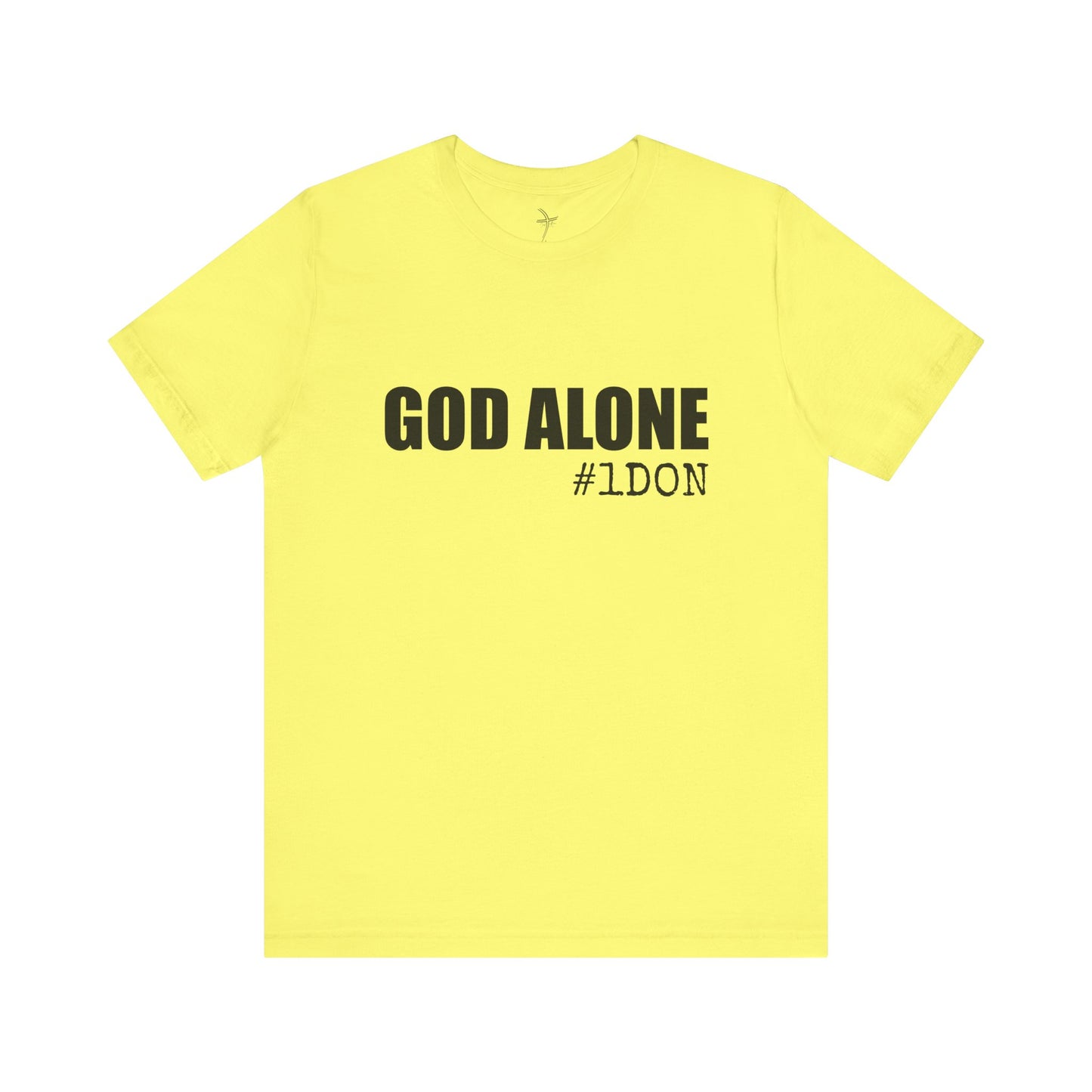 God Alone #1Don Unisex Short Sleeve Tee