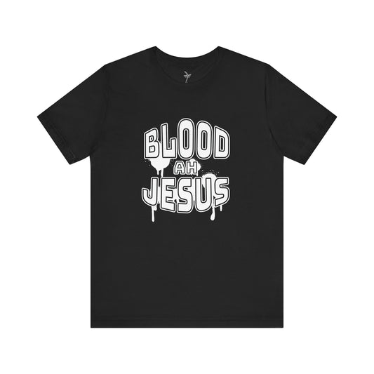 Blood Ah Jesus Unisex Short Sleeve Tee