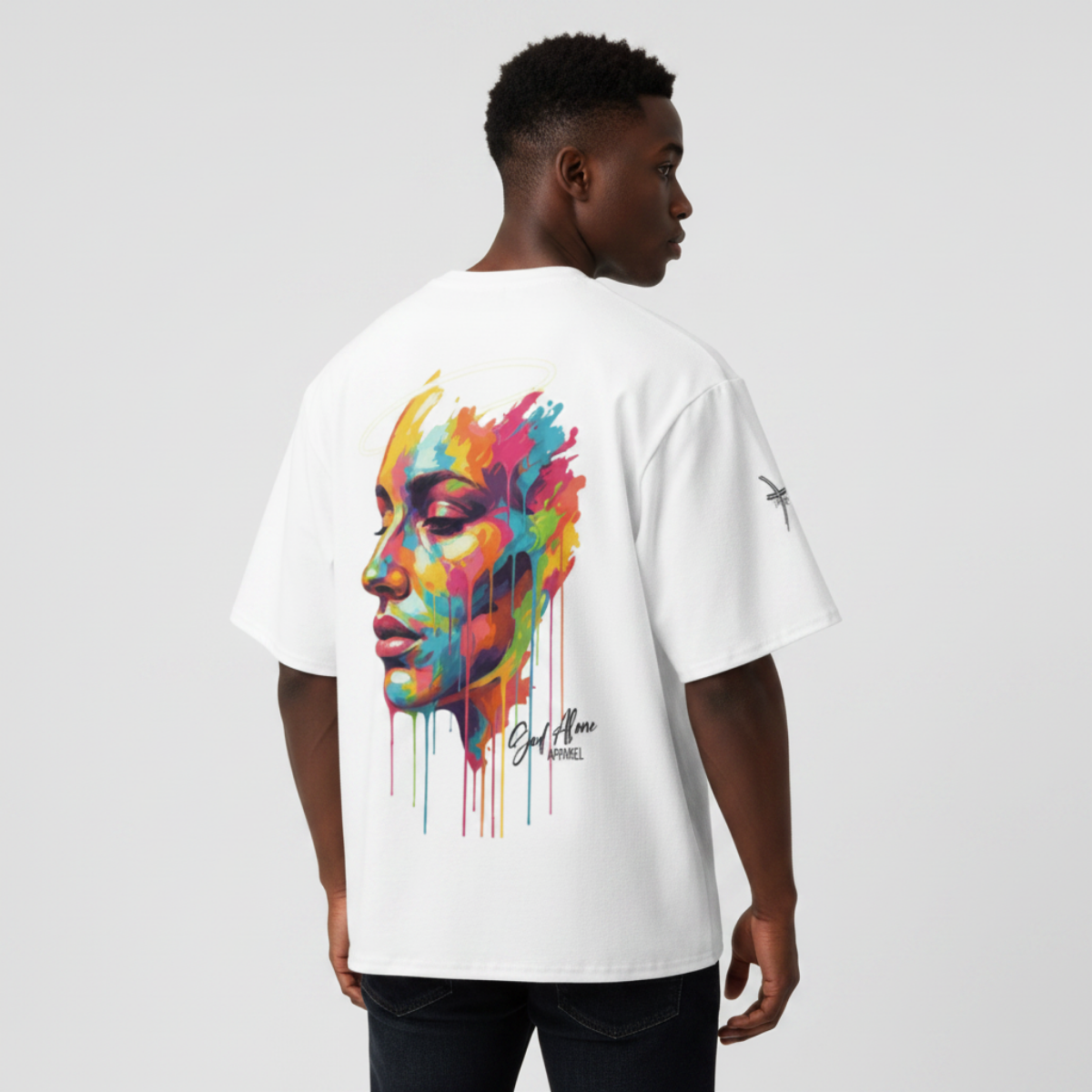Exalted Tee Back God Alone Apparel faith streetwear