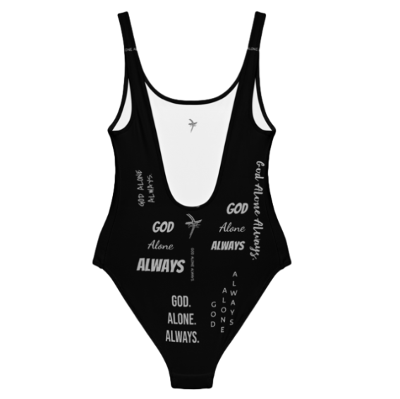 God Alone Always One-Piece Swimsuit