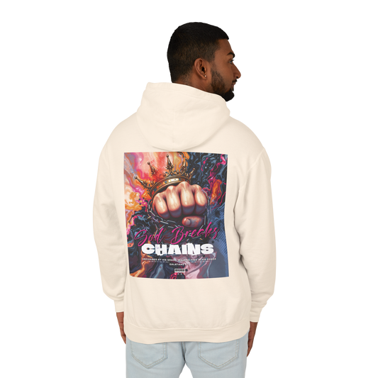 God Breaks Chains Unisex Lightweight Hoodie