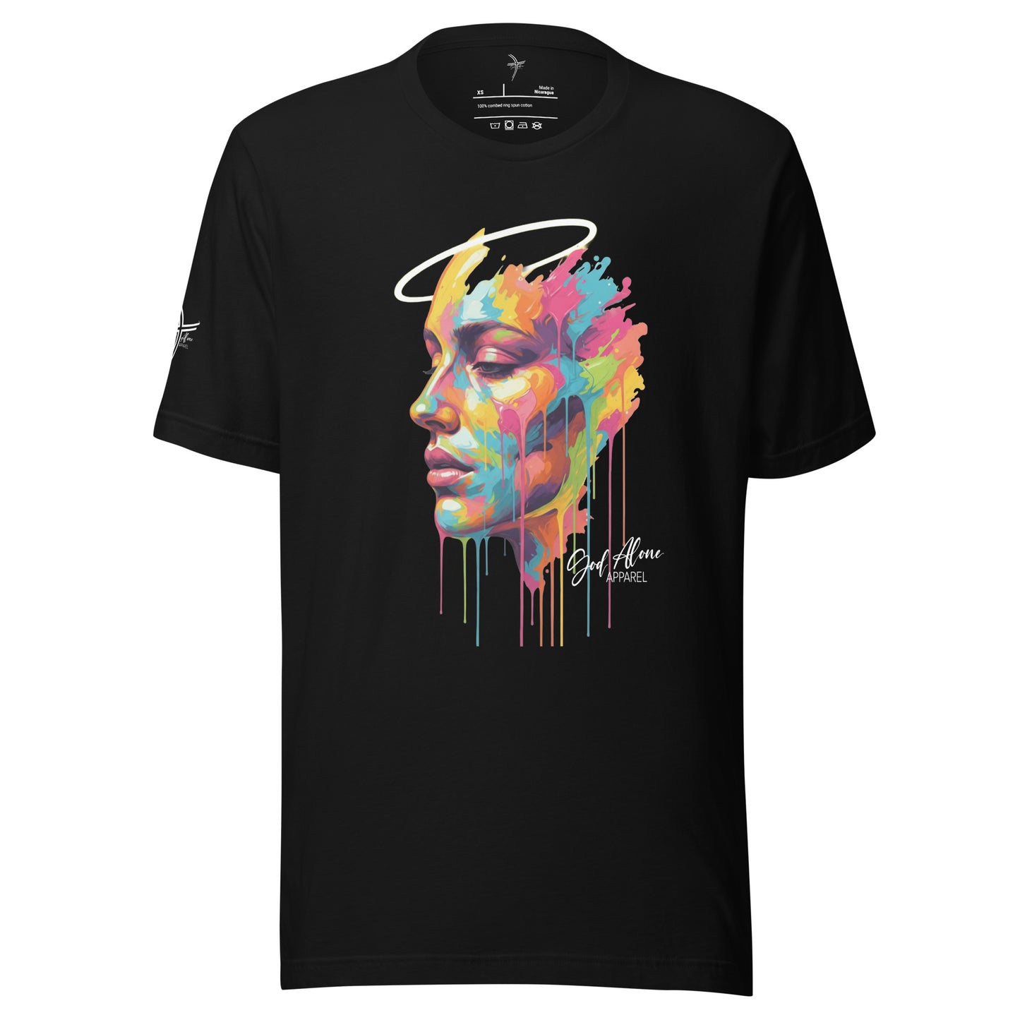 Glorified Tee Black God Alone Apparel faith streetwear