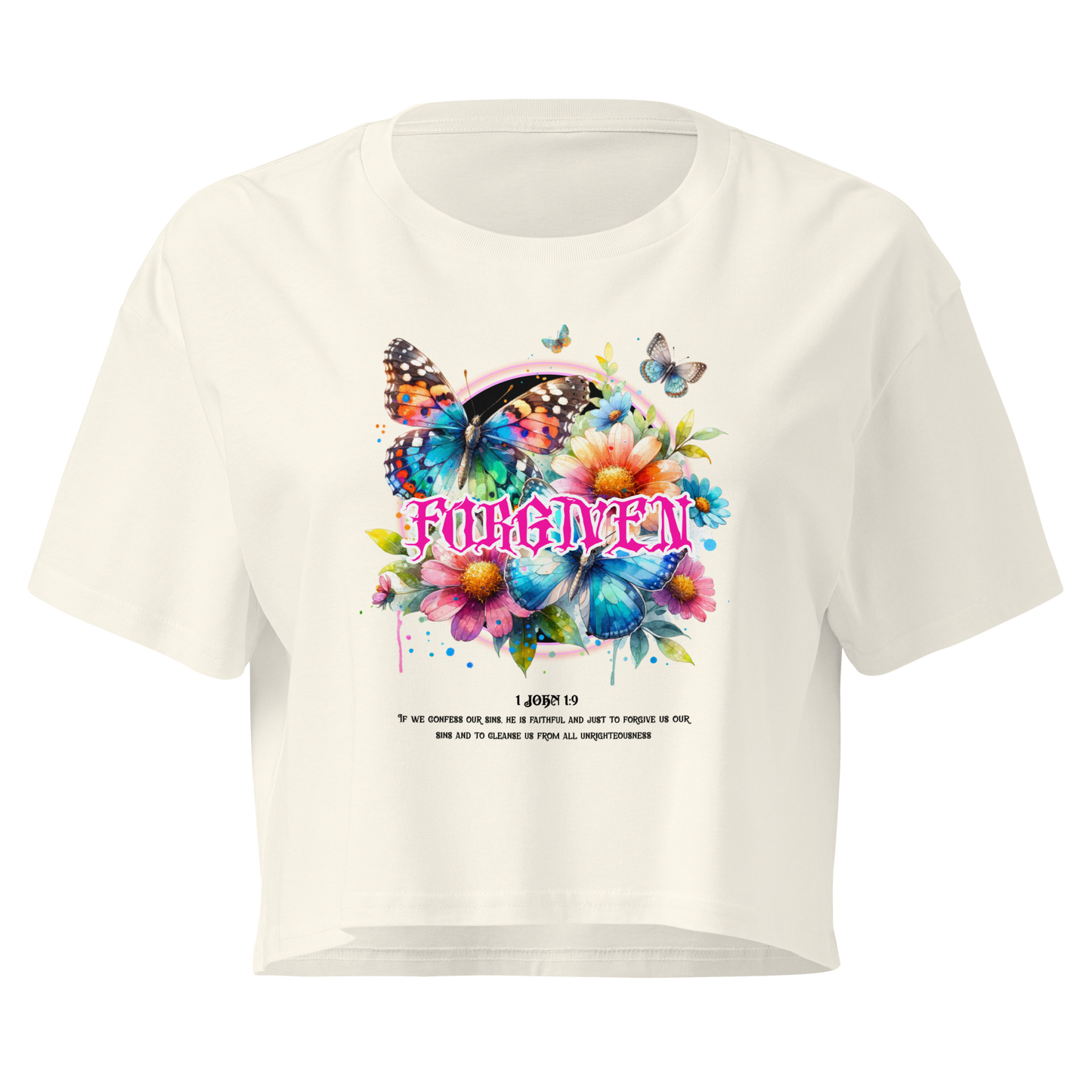 Born Again in Bloom Crop Top