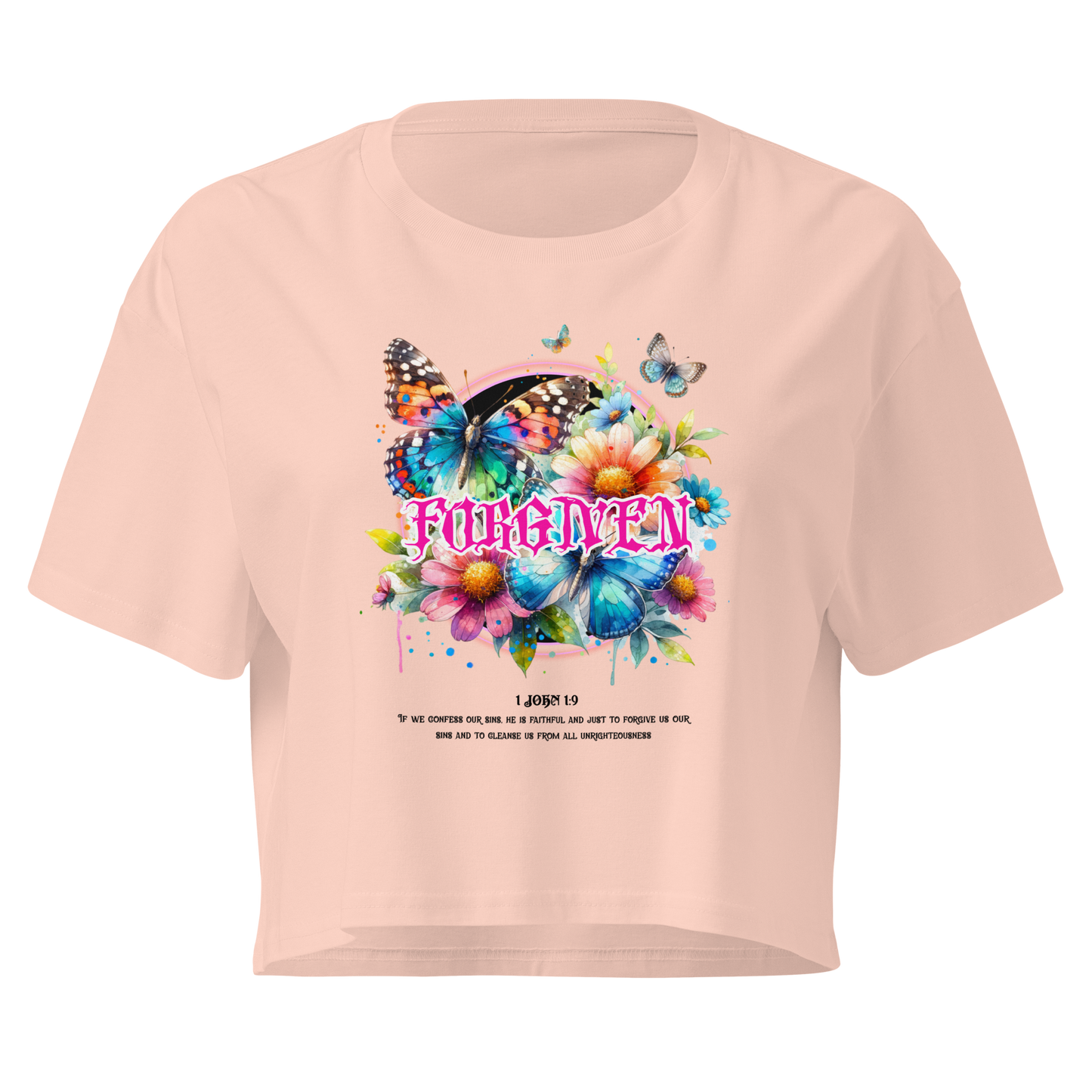 Born Again in Bloom Crop Top